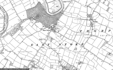 Old Maps Of East Stoke Nottinghamshire Francis Frith