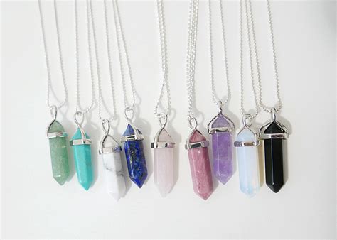 Sale Pointed Crystal Necklace · Emily Thai Jewelry · Online Store