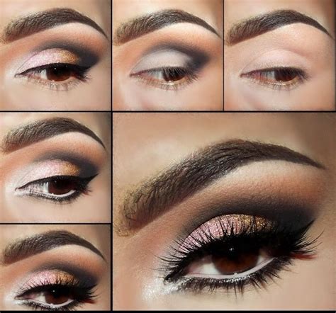 Smoky Eyes Makeup Tutorials Coffee And Silver Beautiful Smoky Looks With Step By Step