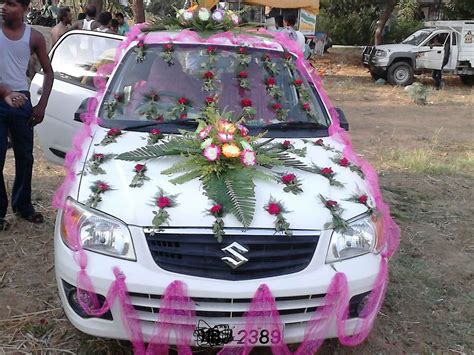 Decorate a wedding car with flower & sash｜ 婚礼花车布置｜ wedding car decoration style b | huamama. Wedding Car Decorators in Gurgaon Delhi NCR: wedding car ...