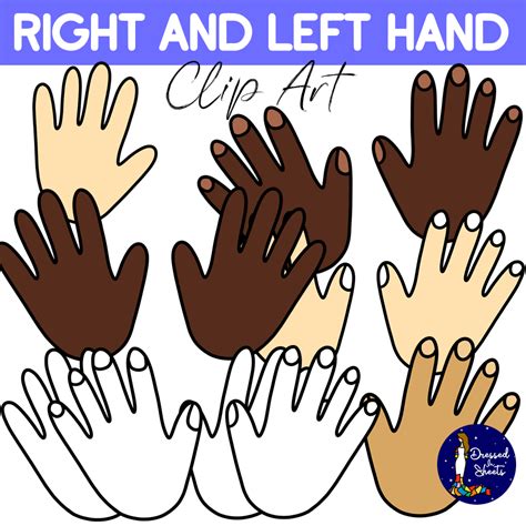 Right And Left Hand Clip Art Made By Teachers