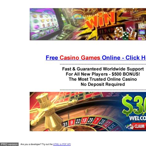 Online casino free money no deposit no download usa. new-online-no-deposit-casinos.pdf | DocDroid