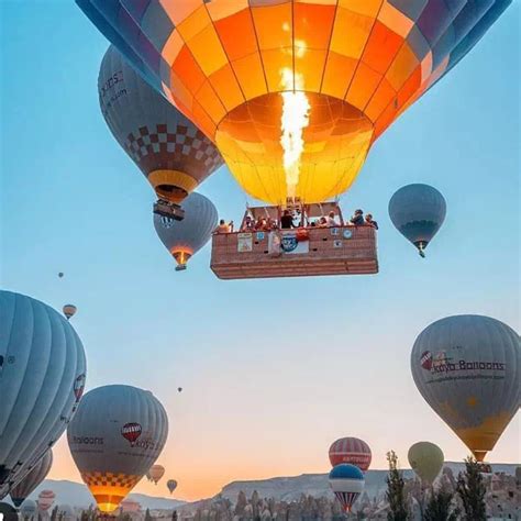 Hot Air Balloon Ride In Cappadocia Cappadocia Hot Air Balloon Tours