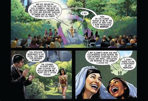 Wonder Woman Officiates A Same Sex Marriage In Sensation Comics
