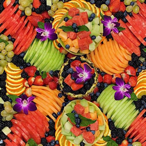Oc Fruit Platter I Sliced Up And Organized For An Event All The