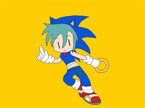 Miku Hatsune Chibi Cosplay Sonic By Sonicthehedgesantos On Deviantart
