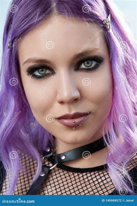 pink haired goth girl masscha fooling around in hot pink hot sex picture