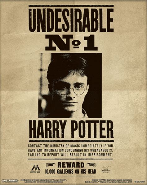 Harry Potter And Sirius Black Wanted 3d Lenticular 8 X 10 Poster Wizard Hogwarts Ebay
