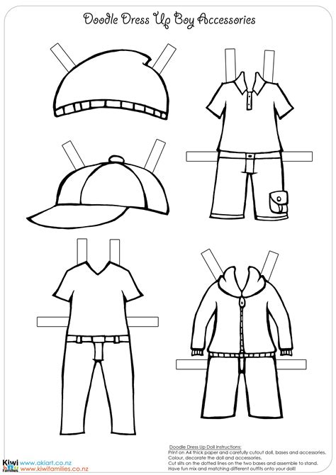 Printable Paper Doll Templates Printable World Holiday