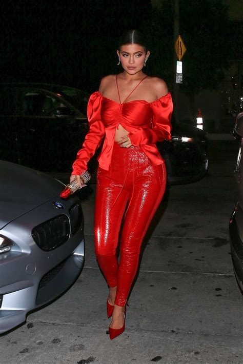 Kylie Jenner Red Outfit