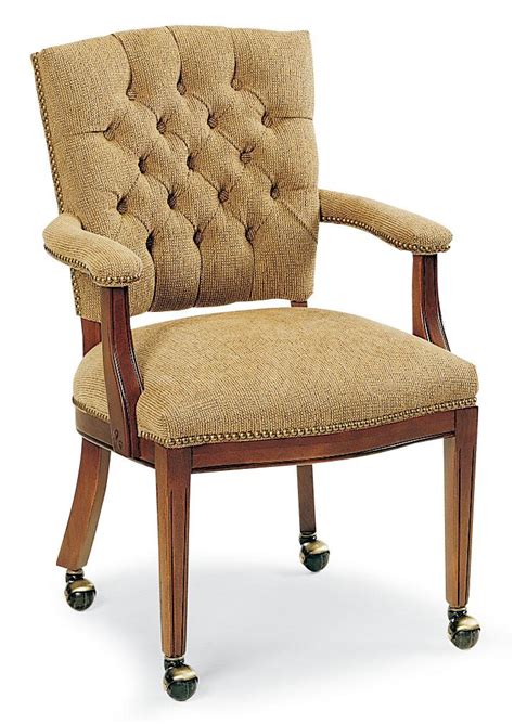 Fairfield Chairs 5417 A4 Button Tufted Occasional Chair With Casters