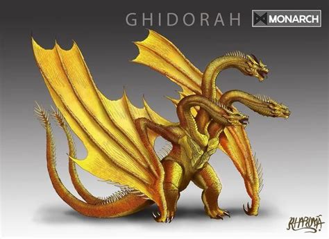 king ghidorah godzilla godzilla vs king ghidorah kaiju art