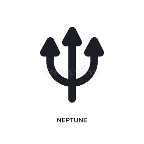 Neptune Icon In Different Style Vector Illustration Two Colored And