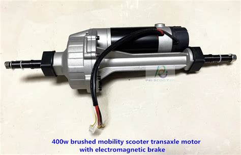 400w Brushed Mobility Scooter Transaxle Motor With Electromagnetic