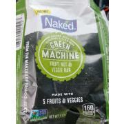 User Added Naked Green Machine Bar Calories Nutrition Analysis More Fooducate