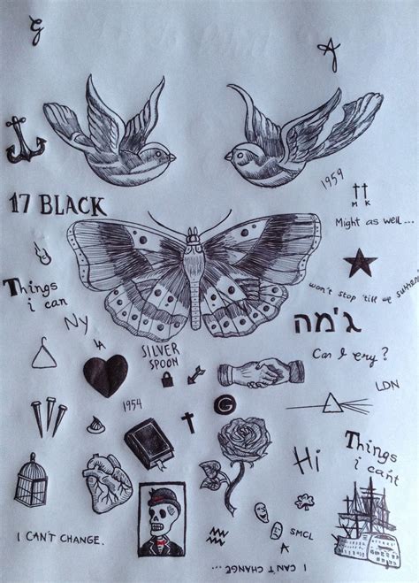Harry Styles True Art Tattoos They Need The Anchor And His Leafs