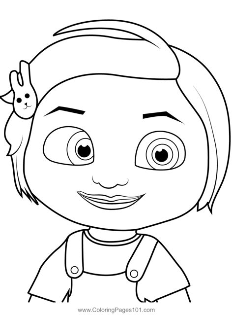 Nina Cocomelon Coloring Page For Kids Free Cocomelon Printable