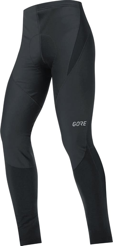 Gore Wear Windproof Mens Cycling Tights With Seat Insert C3 Partial