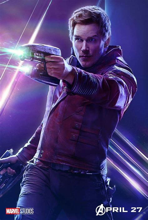Chris pine, chris evans, chris hemsworth and chris pratt. Chris Pratt as Star Lord - Avengers: Infinity War, 2018 ...