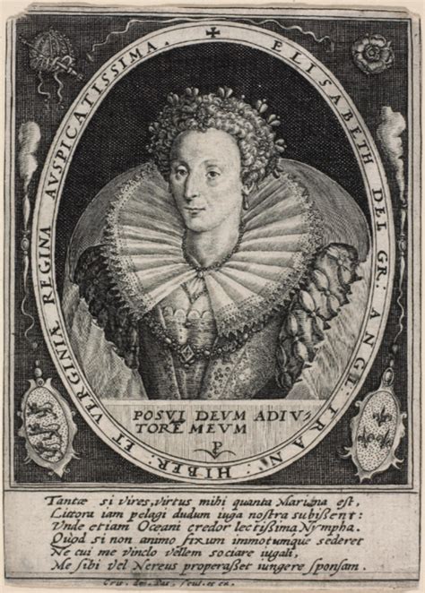 Elizabeth Queen Of England 1598 After 1598 By Crispijn De The Elder