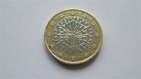1 Euro Coin France 1999 Youtube