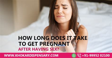How Long Does It Take To Get Pregnant After Having Sex