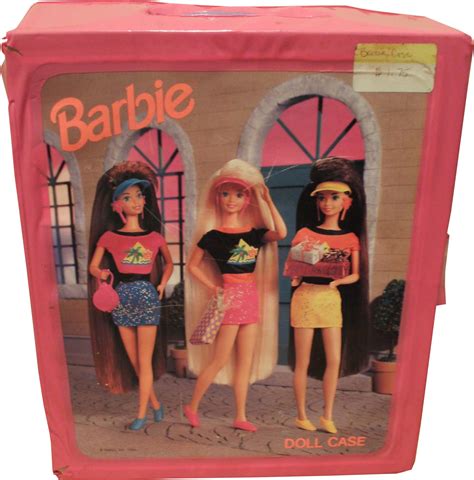 1993 Glitter Hair Barbie Doll Case Barbie Doll Case Doll Case Barbie Dolls
