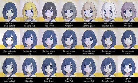 Pokemon X And Y Female Hairstyles Wavy Haircut