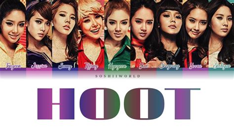 Girls’ Generation 소녀시대 Hoot 훗 Color Coded Lyrics Youtube