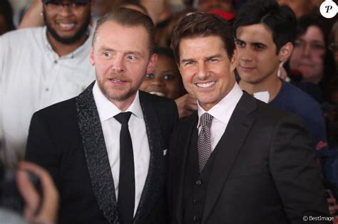 Simon Pegg Et Tom Cruise Première Du Film Mission Impossible