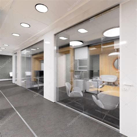 Corridor Of Modern Office Building — Stock Photo © Iegors 113375350