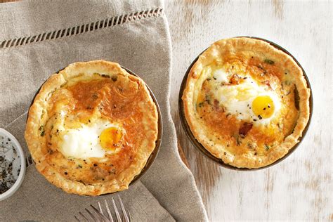 Egg And Bacon Pies