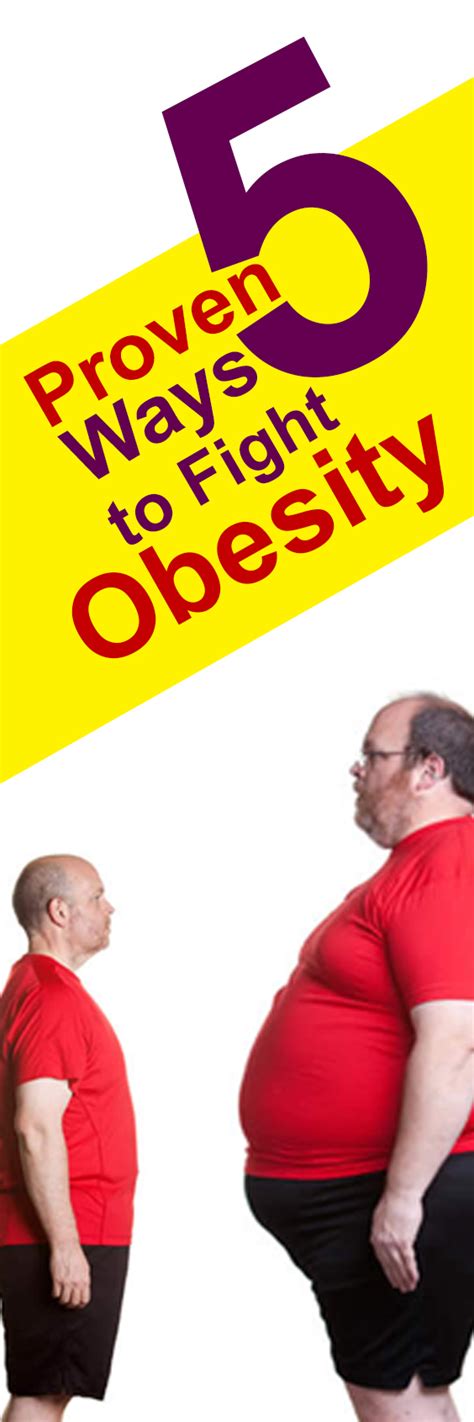 5 proven ways to fight obesity