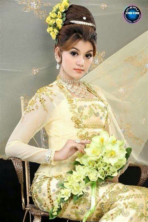 Myanmar Wedding Dress Myanmar Traditional Dress Wedding Future Wedding