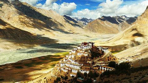 Monasterio Tíbet Himalaya Fondo De Pantalla Hd Wallpaperbetter