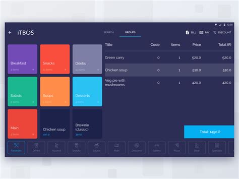 Pos Terminal Pos Design Dashboard Design Pos