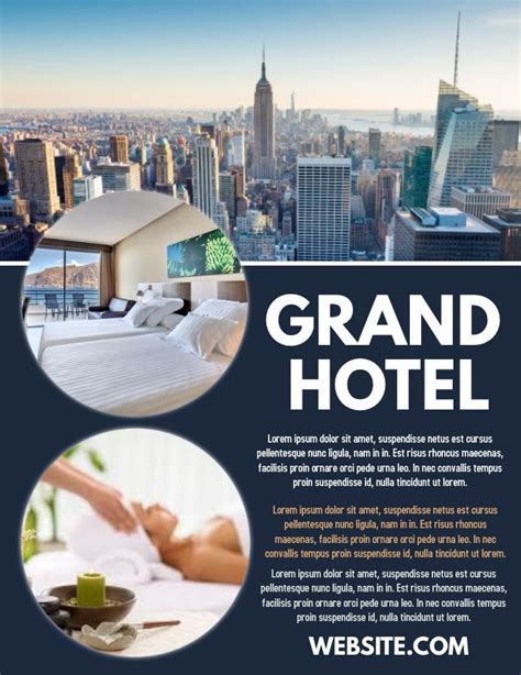 Hotel Ad Flyer Poster Social Media Design Template Hotel Ads Hotel