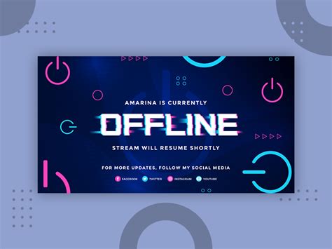 Twitch Banner Design Template Free Download Custom Templates Online