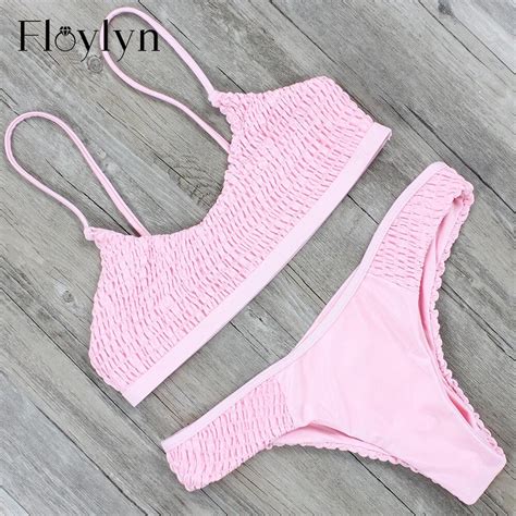 floylyn new summer 2018 sexy women push up bikini set brazilian swimsuit maillot de bain femme