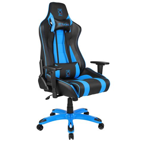 Zqracing Alien Series Gaming Office Chair Blueblack