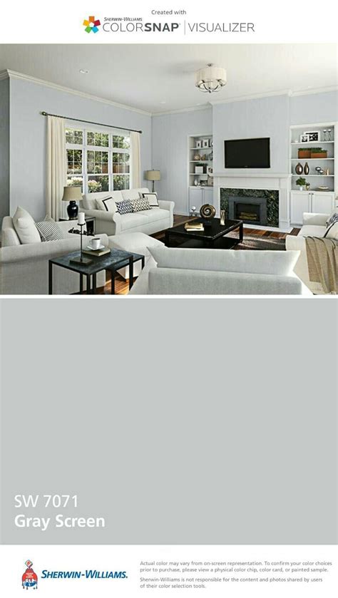 Gray Screen Sw 7071 Neutral Paint Color Sherwin Willi