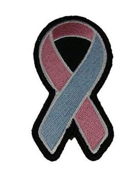 Pink and Blue Awareness Ribbon Patch For SIDS Sudden Infant | Etsy
