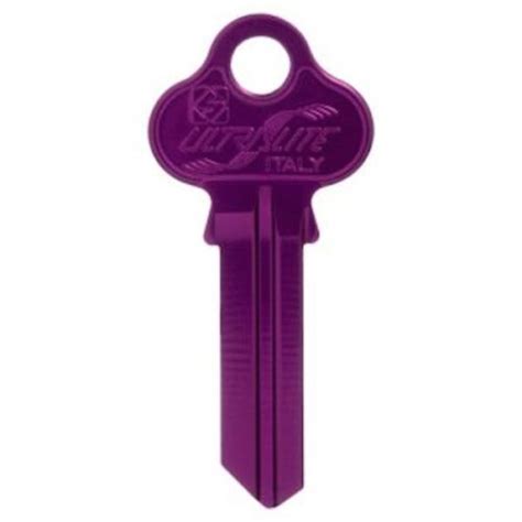 Silca Ultralite Keyblank Lw4 Lockwood Key Blank Purple Free Postage Ebay