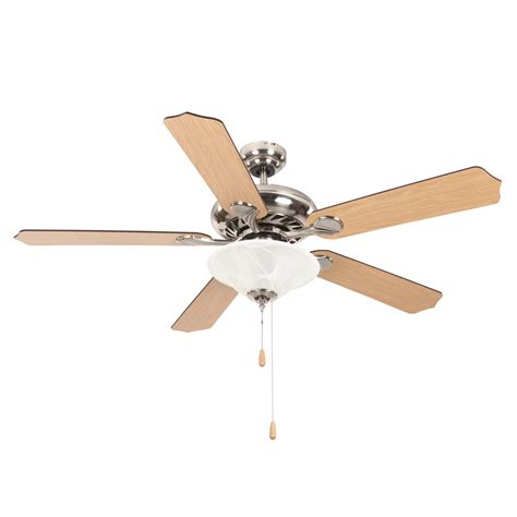 Has choosing a ceiling fan got your head spinning? Yosemite Home Decor Whitney 52 in. Satin Nickel Ceiling ...
