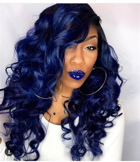 Pin By Every Day Fancy On Hype Hair Hair Styles Midnight Blue Hair
