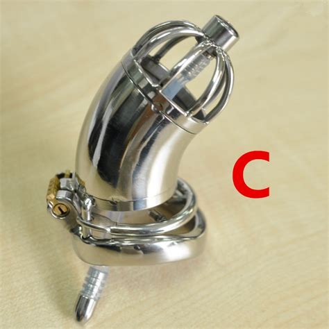 Aliexpress Com Buy New Lock Design Mm Cage Adult Chastity Cage Stainless Steel Male