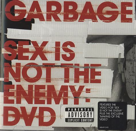 Garbage Sex Is Not The Enemy UK CD DVD Single Set 326701