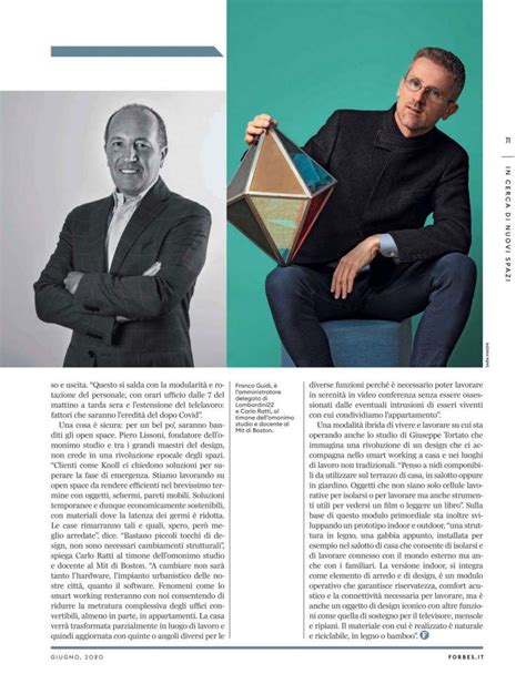 Lissoni And Partners Piero Lissoni Forbes Italy Interview With