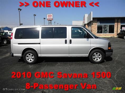 2010 Pure Silver Metallic GMC Savana Van LS 1500 Passenger 63200726