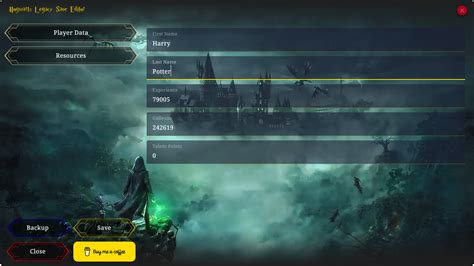 Hogwarts Legacy Save Editor At Hogwarts Legacy Nexus Mods And Community